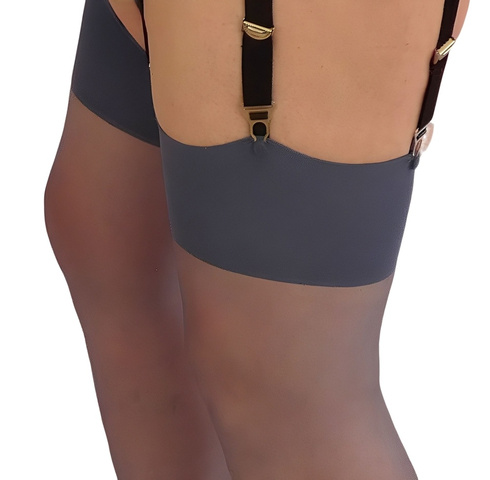 Navy Blue Stockings With Top welt, Lots Of Stockings Colours